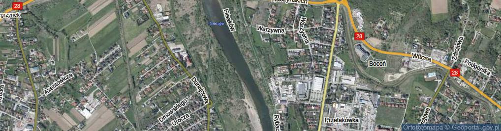 Zdjęcie satelitarne Flisaków ul.